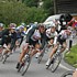 Andy and Frank Schleck in the peloton during stage 3 of the Tour de Suisse 2008